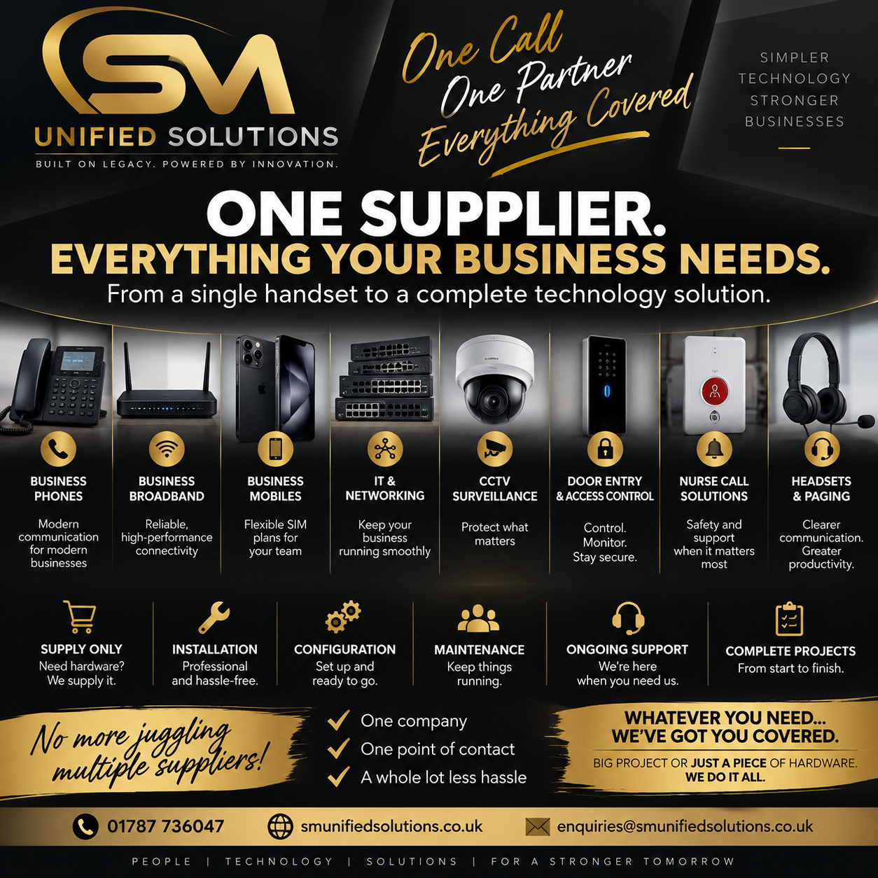 Stop Juggling Suppliers. Start With One Call