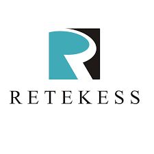 Logo of Retekess featuring a stylised 'R' in blue and black.