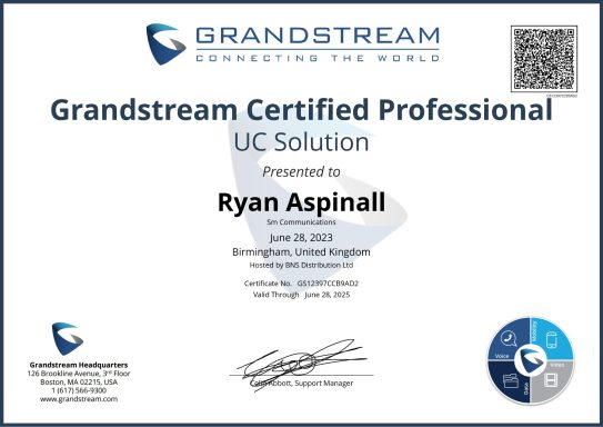 GS UCS Professional Certification
